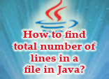 How to find total number of lines in a file in Java?