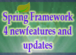 Spring Framework 4 new features and updates